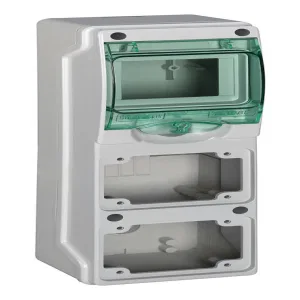 Распределительный шкаф Schneider Electric KAEDRA, 4 мод., IP65, навесной, пластик, зеленая дверь (ШНАЙДЕР) Распределительный шкаф Schneider Electric KAEDRA, 4 мод., IP65, навесной, пластик, зеленая дверь (ШНАЙДЕР)