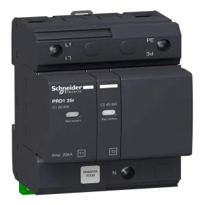 Schneider Electric 16330 PRD1 25r ОПН полюс и нейтраль класс 1+2 со сменными картриджами (ШНАЙДЕР) Schneider Electric 16330 PRD1 25r ОПН полюс и нейтраль класс 1+2 со сменными картриджами (ШНАЙДЕР)