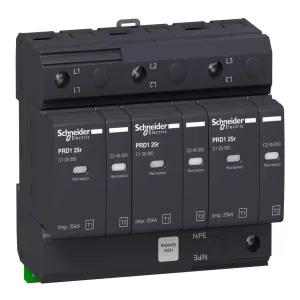 Schneider Electric 16331 PRD1 25r ОПН 3-полюсный класс 1+2 со сменными картриджами (ШНАЙДЕР) Schneider Electric 16331 PRD1 25r ОПН 3-полюсный класс 1+2 со сменными картриджами (ШНАЙДЕР)