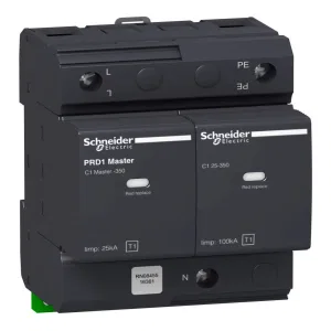 Schneider Electric PRD1 MASTER ОПН полюс и нейтраль класс 1 со сменными картриджами 16361 (ШНАЙДЕР) Schneider Electric PRD1 MASTER ОПН полюс и нейтраль класс 1 со сменными картриджами 16361 (ШНАЙДЕР)