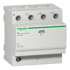 Schneider Electric УСТ. ЗАЩ. ОТ ИМП. ПЕРЕН. PF 40 кА 3П+N 230/400 В 16373 (ШНАЙДЕР) Schneider Electric УСТ. ЗАЩ. ОТ ИМП. ПЕРЕН. PF 40 кА 3П+N 230/400 В 16373 (ШНАЙДЕР)