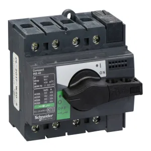 Schneider Electric 28901 Interpact INS, рубильник 4P 40 А (ШНАЙДЕР) Schneider Electric 28901 Interpact INS, рубильник 4P 40 А (ШНАЙДЕР)