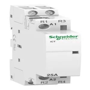 Модульный контактор Schneider Electric iCT 2P 25А 230/240В AC (ШНАЙДЕР) Модульный контактор Schneider Electric iCT 2P 25А 230/240В AC (ШНАЙДЕР)