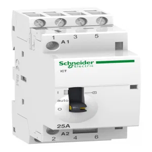 Модульный контактор Schneider Electric iCT 4P 25А 400/24В AC (ШНАЙДЕР) Модульный контактор Schneider Electric iCT 4P 25А 400/24В AC (ШНАЙДЕР)