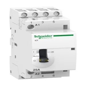 Модульный контактор Schneider Electric iCT 4P 25А 400/240В AC (ШНАЙДЕР) Модульный контактор Schneider Electric iCT 4P 25А 400/240В AC (ШНАЙДЕР)