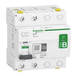 УЗО Schneider Electric Acti9 2P 40А 3 кА, 30 мА ( B-SI ), A9Z61240 (ШНАЙДЕР) УЗО Schneider Electric Acti9 2P 40А 3 кА, 30 мА ( B-SI ), A9Z61240 (ШНАЙДЕР)