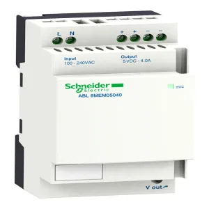Schneider Electric ABL8MEM05040 - модульный блок питания 5 В, 4 А (ШНАЙДЕР) Schneider Electric ABL8MEM05040 - модульный блок питания 5 В, 4 А (ШНАЙДЕР)