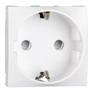 Розетка Schneider Electric ВЕССЕН 45, скрытый монтаж, с заземлением, со шторками, белый (ШНАЙДЕР) Розетка Schneider Electric ВЕССЕН 45, скрытый монтаж, с заземлением, со шторками, белый (ШНАЙДЕР)