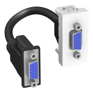 Schneider Electric ALB44370 — розетка видео HD15 VGA, 45×22, белая (ШНАЙДЕР) Schneider Electric ALB44370 — розетка видео HD15 VGA, 45×22, белая (ШНАЙДЕР)
