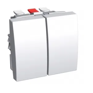 Переключатель 2-клавишный Schneider Electric ALTIRA, в кабель-канал монтаж, белый (ШНАЙДЕР) Переключатель 2-клавишный Schneider Electric ALTIRA, в кабель-канал монтаж, белый (ШНАЙДЕР)