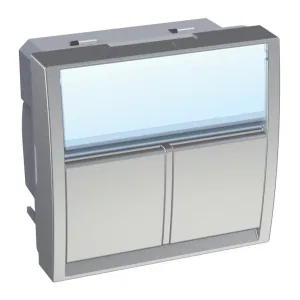 Schneider Electric ALTIRA ALB46384 (алюминий), накладка на информационную розетку RJ45 (ШНАЙДЕР) Schneider Electric ALTIRA ALB46384 (алюминий), накладка на информационную розетку RJ45 (ШНАЙДЕР)