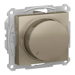 Schneider Electric ATN000536 — светорегулятор поворотно-нажимной, 630 Вт, шампань (ШНАЙДЕР) Schneider Electric ATN000536 — светорегулятор поворотно-нажимной, 630 Вт, шампань (ШНАЙДЕР)
