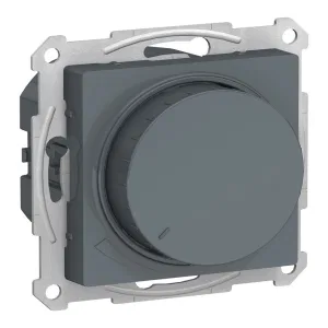Schneider Electric ATLASDESIGN ATN000734 - светорегулятор поворотно-нажимной, грифель (ШНАЙДЕР) Schneider Electric ATLASDESIGN ATN000734 - светорегулятор поворотно-нажимной, грифель (ШНАЙДЕР)