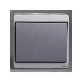Schneider Electric ENN35826, кнопочный выключатель Mureva, 1-клавишный, серый