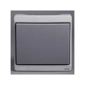 Выключатель 1-клавишный Schneider Electric MUREVA, открытый монтаж, серый (ШНАЙДЕР) Выключатель 1-клавишный Schneider Electric MUREVA, открытый монтаж, серый (ШНАЙДЕР)