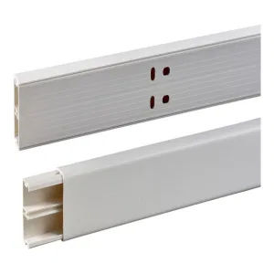 Schneider Electric ETK40017, кабельный мини-канал 40×17 мм (с 1 перегородкой), ПВХ, белый (ШНАЙДЕР) Schneider Electric ETK40017, кабельный мини-канал 40×17 мм (с 1 перегородкой), ПВХ, белый (ШНАЙДЕР)