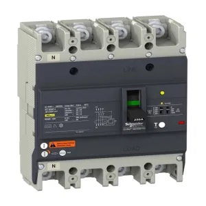 Силовой автомат Schneider Electric Easypact EZC 250, TM-D c диф защитой, 25кА, 4P, 100А (ШНАЙДЕР) Силовой автомат Schneider Electric Easypact EZC 250, TM-D c диф защитой, 25кА, 4P, 100А (ШНАЙДЕР)