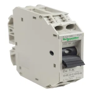 Автоматический выключатель Schneider Electric TeSys GB2 1P 1А 50кА (ШНАЙДЕР) Автоматический выключатель Schneider Electric TeSys GB2 1P 1А 50кА (ШНАЙДЕР)