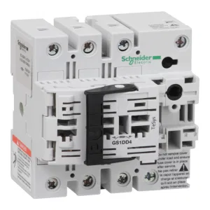Schneider Electric GS1DD4 рубильник с предохранителем TeSys GS 32 А, 3P, 10x38 (ШНАЙДЕР) Schneider Electric GS1DD4 рубильник с предохранителем TeSys GS 32 А, 3P, 10x38 (ШНАЙДЕР)