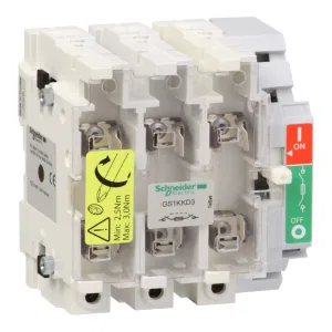Рубильник с предохранителем Schneider Electric TeSys GS 125А 3P, 00 (ШНАЙДЕР) Рубильник с предохранителем Schneider Electric TeSys GS 125А 3P, 00 (ШНАЙДЕР)