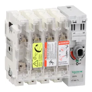 Schneider Electric GS2F4 рубильник с предохранителем TeSys GS 50 А, 4P, 14x52 (ШНАЙДЕР) Schneider Electric GS2F4 рубильник с предохранителем TeSys GS 50 А, 4P, 14x52 (ШНАЙДЕР)