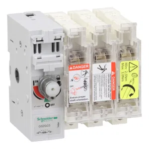 Schneider Electric GS2GG3, рубильник с предохранителем TeSys GS 63 А 3P 00C (ШНАЙДЕР) Schneider Electric GS2GG3, рубильник с предохранителем TeSys GS 63 А 3P 00C (ШНАЙДЕР)