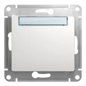 Schneider Electric GSL000119 Glossa — одноклавишный кнопочный выключатель с полем для надписи, белый (ШНАЙДЕР) Schneider Electric GSL000119 Glossa — одноклавишный кнопочный выключатель с полем для надписи, белый (ШНАЙДЕР)