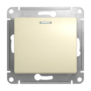 Schneider Electric GSL000217 — кнопочный выключатель Glossa, 1 клавиша, 10 А, 250 В, бежевый (ШНАЙДЕР) Schneider Electric GSL000217 — кнопочный выключатель Glossa, 1 клавиша, 10 А, 250 В, бежевый (ШНАЙДЕР)
