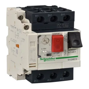 Силовой автомат для защиты двигателя Schneider Electric TeSys GV2 0.63А 3P, термомагнитный расцепитель, GV2ME04AN11TQ (ШНАЙДЕР) Силовой автомат для защиты двигателя Schneider Electric TeSys GV2 0.63А 3P, термомагнитный расцепитель, GV2ME04AN11TQ (ШНАЙДЕР)