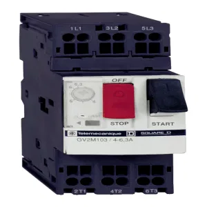 Силовой автомат для защиты двигателя Schneider Electric TeSys GV2 6.3А 3P, термомагнитный расцепитель (ШНАЙДЕР) Силовой автомат для защиты двигателя Schneider Electric TeSys GV2 6.3А 3P, термомагнитный расцепитель (ШНАЙДЕР)