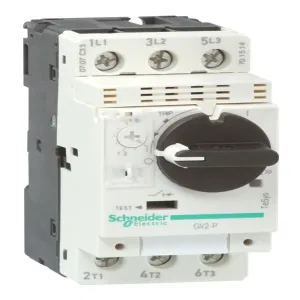 Силовой автомат для защиты двигателя Schneider Electric TeSys GV2 0.16А 3P, термомагнитный расцепитель (ШНАЙДЕР) Силовой автомат для защиты двигателя Schneider Electric TeSys GV2 0.16А 3P, термомагнитный расцепитель (ШНАЙДЕР)