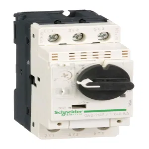 Силовой автомат для защиты двигателя Schneider Electric TeSys GV2 2.5А 3P, термомагнитный расцепитель (ШНАЙДЕР) Силовой автомат для защиты двигателя Schneider Electric TeSys GV2 2.5А 3P, термомагнитный расцепитель (ШНАЙДЕР)