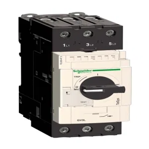 Силовой автомат для защиты двигателя Schneider Electric TeSys GV3 40А 3P, магнитный расцепитель (ШНАЙДЕР) Силовой автомат для защиты двигателя Schneider Electric TeSys GV3 40А 3P, магнитный расцепитель (ШНАЙДЕР)