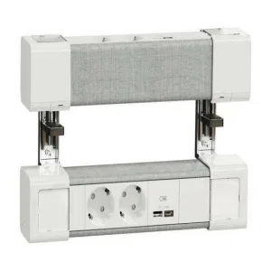 Unica System+ Блок двойной на струбцинах 2х(2хРоз.+2хUSB A//C) БЕЛЫЙ//СЕРАЯ ТКАНЬ (ШНАЙДЕР) Unica System+ Блок двойной на струбцинах 2х(2хРоз.+2хUSB A//C) БЕЛЫЙ//СЕРАЯ ТКАНЬ (ШНАЙДЕР)