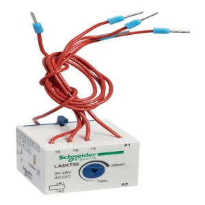 БЛОК ВСПОМОГАТЕЛЬНЫХ КОНТАКТОВ С ВЫДЕРЖКОЙ ВРЕМЕНИ 1...30С AC/DC 24...48V (ШНАЙДЕР) БЛОК ВСПОМОГАТЕЛЬНЫХ КОНТАКТОВ С ВЫДЕРЖКОЙ ВРЕМЕНИ 1...30С AC/DC 24...48V (ШНАЙДЕР)