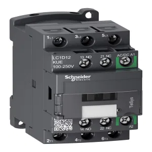 КОНТАКТОР D 3P AC3 440В 12A, КАТУШКА УПР. 100-250В AC/DC, ЗАЖИМ ПОД ВИНТ (ШНАЙДЕР) КОНТАКТОР D 3P AC3 440В 12A, КАТУШКА УПР. 100-250В AC/DC, ЗАЖИМ ПОД ВИНТ (ШНАЙДЕР)