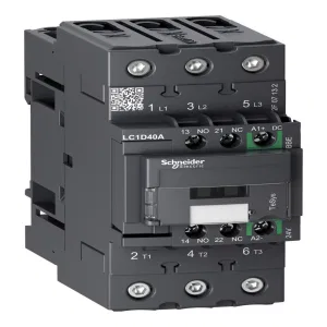 3P КОНТАКТОР EVERLINK AC3 440В 40A, КАТУШКА УПР. 24В DC, ПРУЖИННЫЙ ЗАЖИМ (ШНАЙДЕР) 3P КОНТАКТОР EVERLINK AC3 440В 40A, КАТУШКА УПР. 24В DC, ПРУЖИННЫЙ ЗАЖИМ (ШНАЙДЕР)