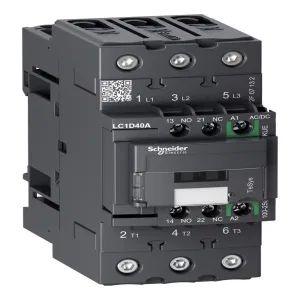 3P КОНТАКТОР EVERLINK AC3 440В 40A, КАТУШКА УПР. 100-250В AC/DC, ПРУЖИННЫЙ ЗАЖИМ (ШНАЙДЕР) 3P КОНТАКТОР EVERLINK AC3 440В 40A, КАТУШКА УПР. 100-250В AC/DC, ПРУЖИННЫЙ ЗАЖИМ (ШНАЙДЕР)
