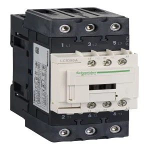 Контактор Schneider Electric TeSys LC1D EVERLINK 3P 50А 400/220В AC 22кВт (ШНАЙДЕР) Контактор Schneider Electric TeSys LC1D EVERLINK 3P 50А 400/220В AC 22кВт (ШНАЙДЕР)