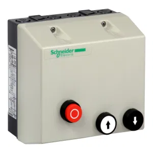 Реверсивный пускатель в корпусе Schneider Electric TeSys LE 9А, 4кВт 400/220В (ШНАЙДЕР) Реверсивный пускатель в корпусе Schneider Electric TeSys LE 9А, 4кВт 400/220В (ШНАЙДЕР)