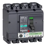Силовой автомат Schneider Electric Compact NSX, 85кА, 4P, 100А