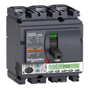 Силовой автомат Schneider Electric Compact NSX 250, Micrologic 5.2 E, 100кА, 3P, 160А (ШНАЙДЕР) Силовой автомат Schneider Electric Compact NSX 250, Micrologic 5.2 E, 100кА, 3P, 160А (ШНАЙДЕР)