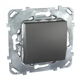 Schneider Electric MGU5.206.12ZD кнопка звонка одноклавишная, графит, Unica Top
