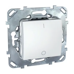 Schneider Electric MGU5.262.18ZD — одноклавишный выключатель Unica, белый (ШНАЙДЕР) Schneider Electric MGU5.262.18ZD — одноклавишный выключатель Unica, белый (ШНАЙДЕР)
