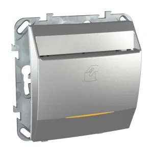 Schneider Electric UNICA TOP MGU5.283.30ZD карточный выключатель, механический, алюминий (ШНАЙДЕР) Schneider Electric UNICA TOP MGU5.283.30ZD карточный выключатель, механический, алюминий (ШНАЙДЕР)
