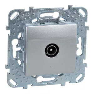 Schneider Electric MGU5.464.30ZD TV-розетка оконечная, алюминий (ШНАЙДЕР) Schneider Electric MGU5.464.30ZD TV-розетка оконечная, алюминий (ШНАЙДЕР)