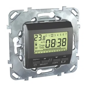 Schneider Electric MGU5.505.12ZD — термостат для теплого пола UNICA TOP, графит (ШНАЙДЕР) Schneider Electric MGU5.505.12ZD — термостат для теплого пола UNICA TOP, графит (ШНАЙДЕР)