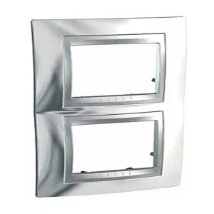 Рамка 2 поста Schneider Electric UNICA TOP, вертикальная, хром глянцевый (ШНАЙДЕР) Рамка 2 поста Schneider Electric UNICA TOP, вертикальная, хром глянцевый (ШНАЙДЕР)