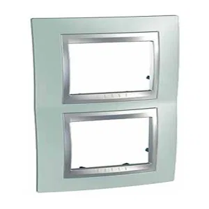 Рамка 2 поста Schneider Electric UNICA TOP, вертикальная, флюорит (ШНАЙДЕР) Рамка 2 поста Schneider Electric UNICA TOP, вертикальная, флюорит (ШНАЙДЕР)