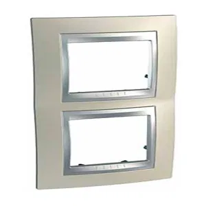 Рамка 2 поста Schneider Electric UNICA TOP, вертикальная, опал (ШНАЙДЕР) Рамка 2 поста Schneider Electric UNICA TOP, вертикальная, опал (ШНАЙДЕР)